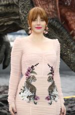 BRYCE DALLAS HOWARD at Jurassic World: Fallen Kingdom Photocall in London 05/24/2018