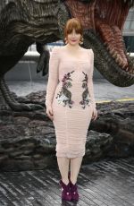BRYCE DALLAS HOWARD at Jurassic World: Fallen Kingdom Photocall in London 05/24/2018
