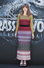 BRYCE DALLAS HOWARD at Jurassic World: Fallen Kingdom Photocall in Madrid 05/21/2018