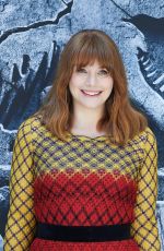 BRYCE DALLAS HOWARD at Jurassic World: Fallen Kingdom Photocall in Madrid 05/21/2018