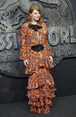 BRYCE DALLAS HOWARD at Jurassic World: Fallen Kingdom Premiere in Madrid 05/21/2018