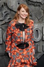 BRYCE DALLAS HOWARD at Jurassic World: Fallen Kingdom Premiere in Madrid 05/21/2018