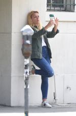 BUSY PHILIPPS at a Coffee Shop in Los Angeles 05/29/2018
