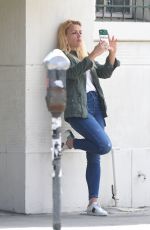 BUSY PHILIPPS at a Coffee Shop in Los Angeles 05/29/2018