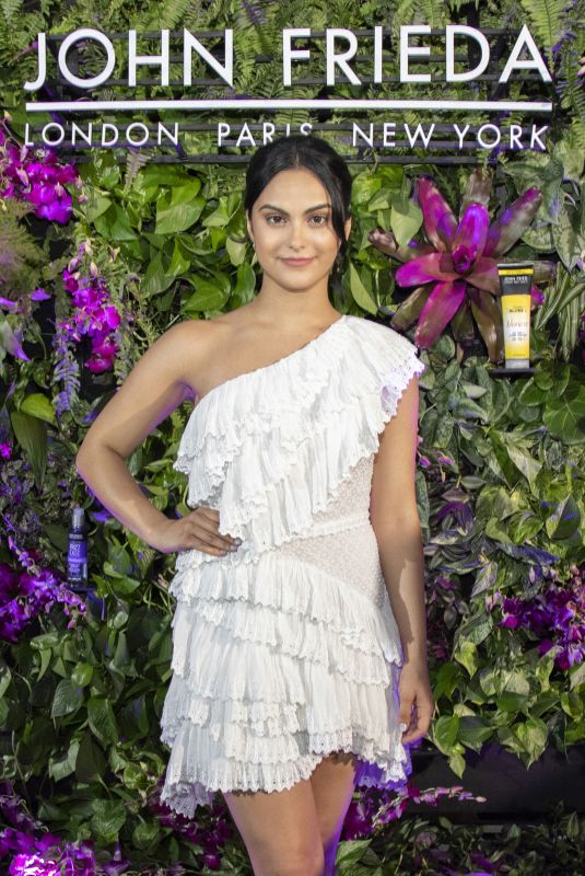 CAMILA MENDES Celebrates Collaboration with John Frieda Hair Care in Miami 05/18/2018