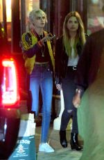 CARA DELEVINGNE and ASHLEY BENSON Leaves Lucky Strike in New York 05/17/2018