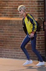 CARA DELEVINGNE and ASHLEY BENSON Leaves Lucky Strike in New York 05/17/2018