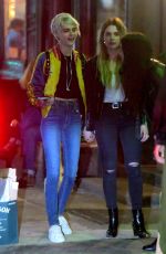 CARA DELEVINGNE and ASHLEY BENSON Leaves Lucky Strike in New York 05/17/2018