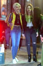 CARA DELEVINGNE and ASHLEY BENSON Leaves Lucky Strike in New York 05/17/2018