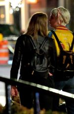 CARA DELEVINGNE and ASHLEY BENSON Leaves Lucky Strike in New York 05/17/2018