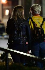 CARA DELEVINGNE and ASHLEY BENSON Leaves Lucky Strike in New York 05/17/2018