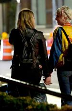 CARA DELEVINGNE and ASHLEY BENSON Leaves Lucky Strike in New York 05/17/2018