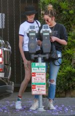 CARA DELEVINGNE and ASHLEY BENSON Out in West Hollywood 05/26/2018