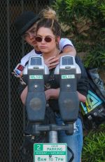 CARA DELEVINGNE and ASHLEY BENSON Out in West Hollywood 05/26/2018