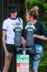 CARA DELEVINGNE and ASHLEY BENSON Out in West Hollywood 05/26/2018