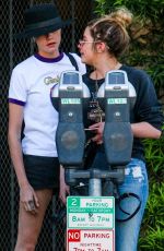 CARA DELEVINGNE and ASHLEY BENSON Out in West Hollywood 05/26/2018