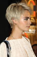 CARA DELEVINGNE at Longchamp Fifth Avenue Store Opening in New York 05/03/2018