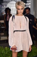 CARA DELEVINGNE at Longchamp Fifth Avenue Store Opening in New York 05/03/2018