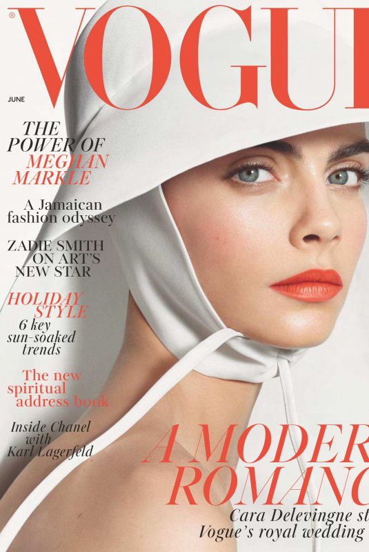 CARA DELEVINGNE in Vogue Magazine, UK June 2018 Issue
