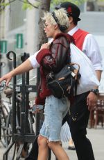 CARA DELEVINGNE Out in New York 05/04/2018