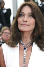CARLA BRUNI at Sink or Swim Premiere at 2018 Cannes Film Festival 05/13/2018