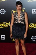 CARLY HUGHES at Solo: A Star Wars Story Premiere in Los Angeles 05/10/2018
