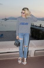 CAROLINE DAUR Out on Croisette in Cannes 05/11/2018
