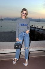 CAROLINE DAUR Out on Croisette in Cannes 05/11/2018