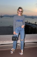 CAROLINE DAUR Out on Croisette in Cannes 05/11/2018