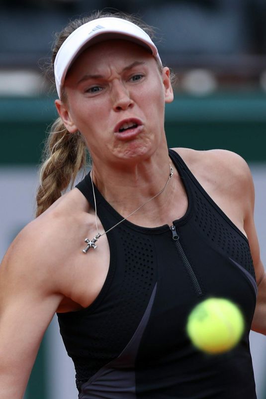 CAROLINE WOZNIACKI at French Open Tennis Tournament in Paris 05/30/2018