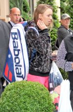 CAROLINE WOZNIACKI Leaves Her Hotel in Paris 05/29/2018