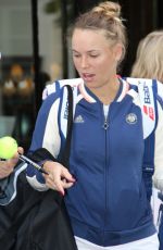 CAROLINE WOZNIACKI Leaves Her Hotel in Paris 05/30/2018