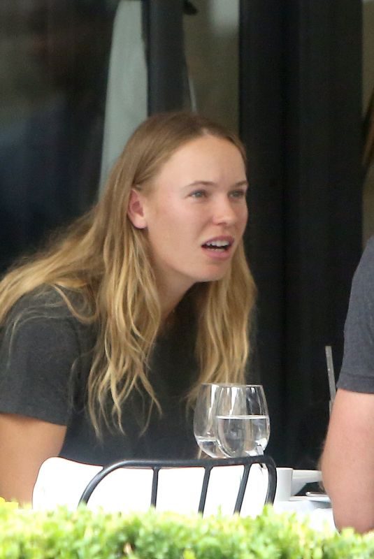 CAROLINE WOZNIACKI Out for Lunch in Paris 05/27/2018