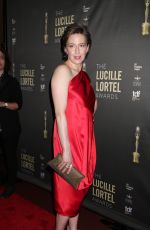 CARRIE COON at 2018 Lucille Lortel Awards in New York 05/06/2018