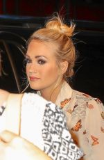 CARRIE UNDERWOOD Night Out in New York 05/03/2018