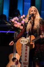 CARRIE UNDERWOOD Performs at Grand Ole Opry in Nashville 05/11/2018