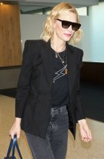 CATE BLANCHETT at Heathrow Airport in London 05/25/2018