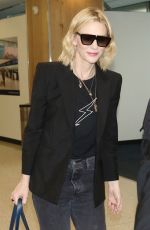 CATE BLANCHETT at Heathrow Airport in London 05/25/2018