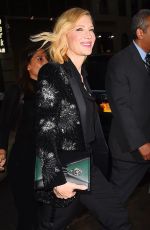 CATE BLANCHETT Night Out in New York 05/22/2018