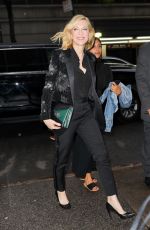 CATE BLANCHETT Night Out in New York 05/22/2018