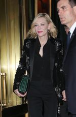CATE BLANCHETT Night Out in New York 05/22/2018