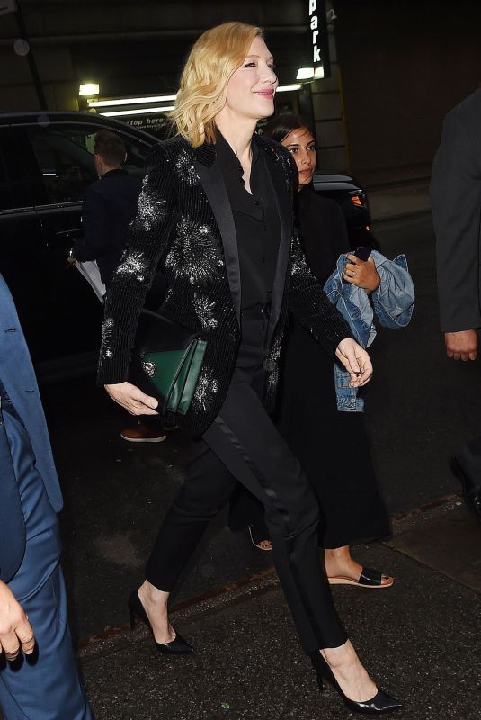 CATE BLANCHETT Night Out in New York 05/22/2018