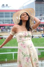 CHANEL IMAN at 143rd Preakness Stakes at Primlico Race Course in Baltimore 05/19/2018