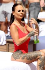 CHANTELLE CONNELLY and LOIS MOLLOY in Swimsuits at a Pool in Marbella 05/08/2018