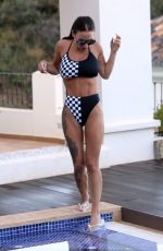 CHANTELLE CONNELLY in Bikini at a Pool in Marbella 05/04/2018