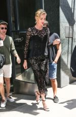 CHARLIZE THERON Arrives at Her Hotel in New York 05/03/2018