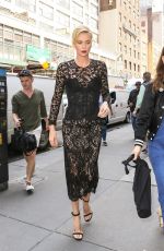 CHARLIZE THERON Arrives at Her Hotel in New York 05/03/2018
