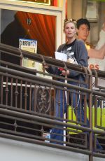 CHARLIZE THERON Leaves a Sushi Restaurant in Los Angeles 05/11/2018