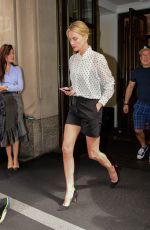 CHARLIZE THERON Leaves Her Hotel in New York 05/04/2018