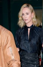 CHARLIZE THERON Out and About in New York 05/02/2018